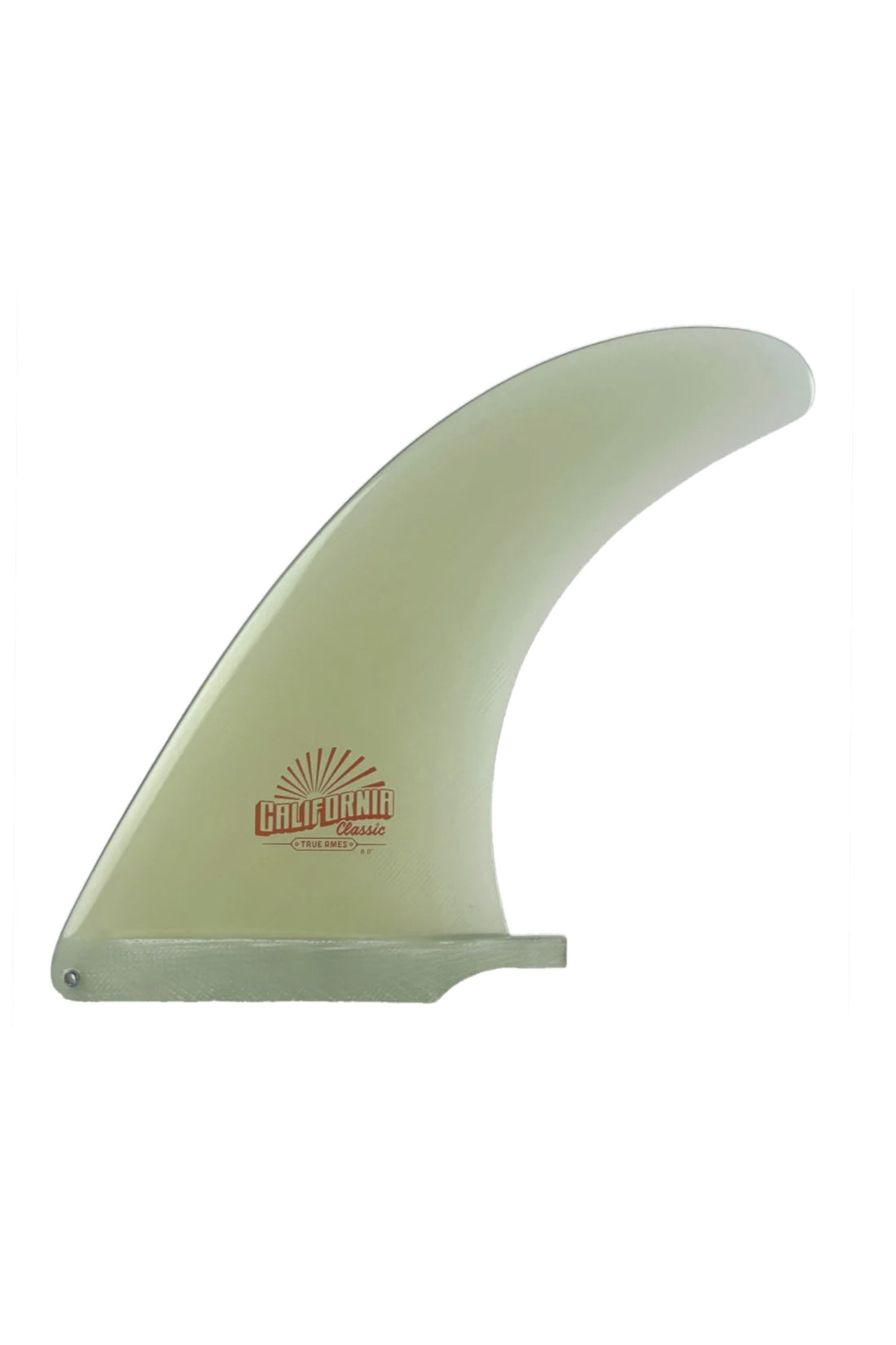 TRUE AMES CALIFORNIA CLASSIC 6.5" FIN - CLEAR FIN TRUE AMES   