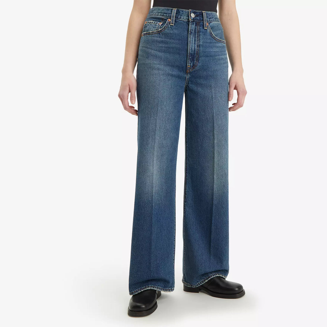 Levi's ribcage flare jeans shop