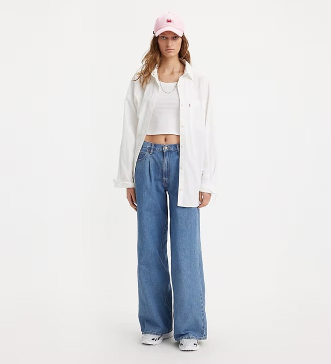 LEVI'S BAGGY DAD WIDE LEG JEAN - CAUSE AND EFFECT JEANS LEVI'S   