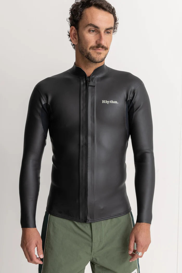 RHYTHM RETRO FRONT ZIP WETSUIT JACKET – OAK CLOTHING CO. INC.