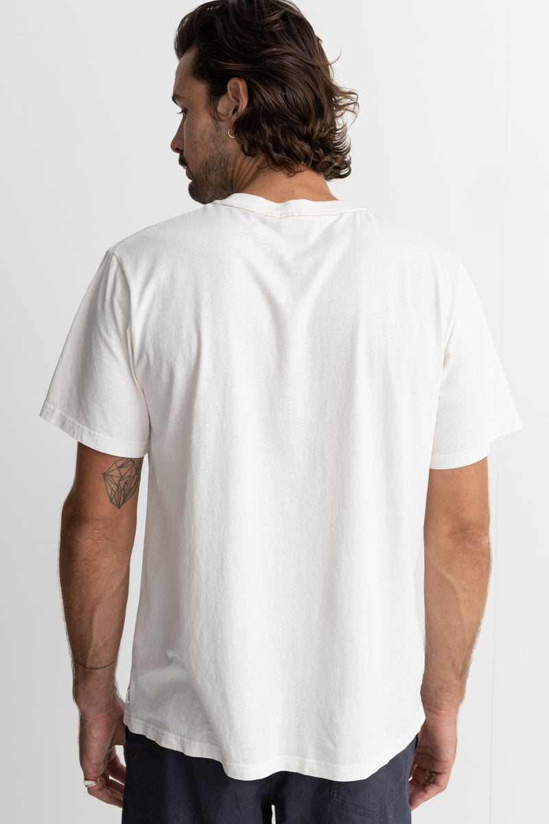 RHYTHM CLASSIC VINTAGE TEE - VINTAGE WHITE Shirts & Tops RHYTHM   