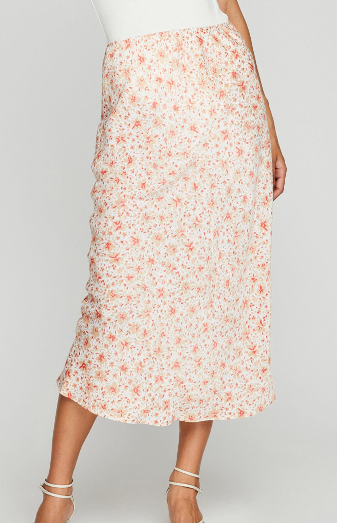 GENTLE FAWN FLORENTINE SKIRT - WHITE DITSY SKIRT GENTLE FAWN   