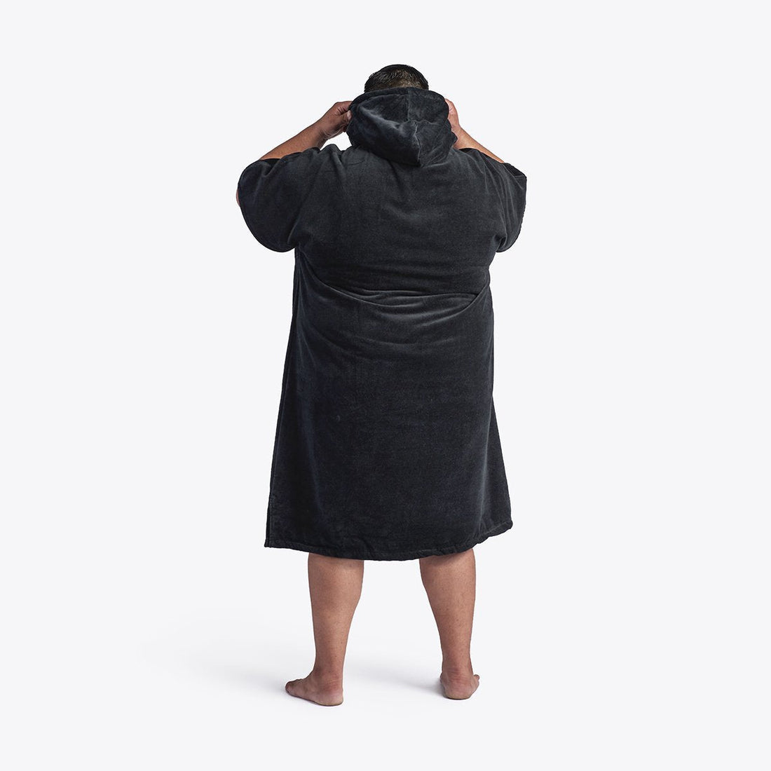 SLOWTIDE THE DIGS CHANGING PONCHO - BLACK