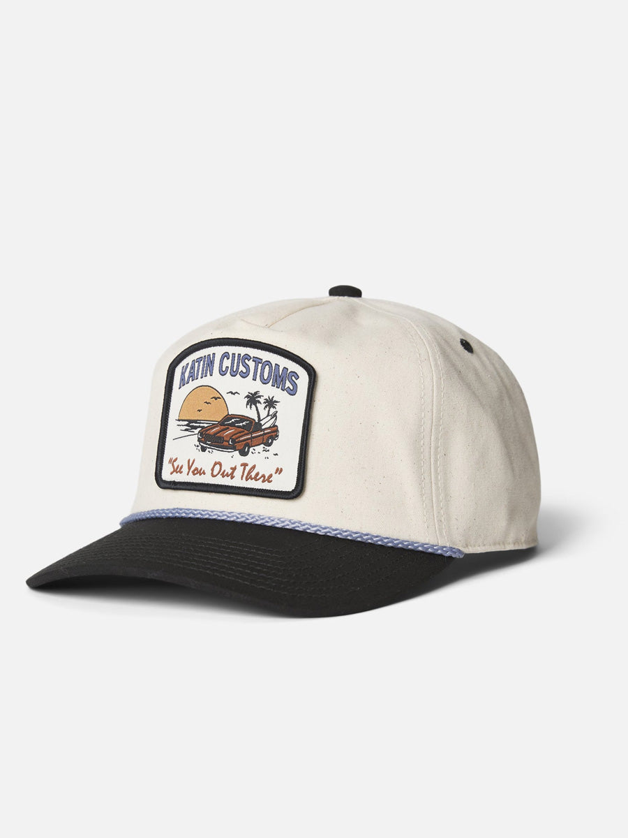KATIN ALAMITOS HAT - VINTAGE WHITE / BLACK HATS KATIN