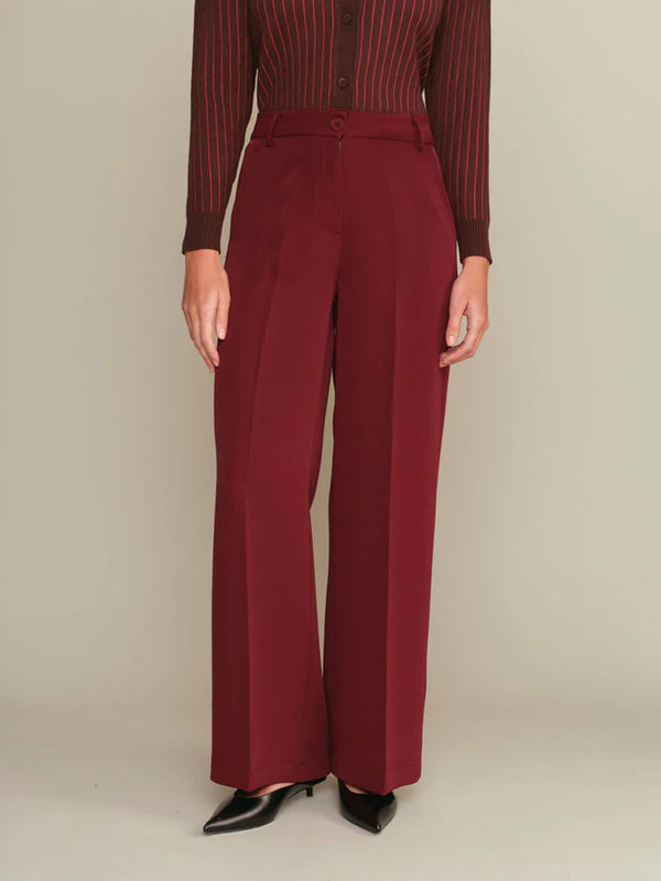 ALEX PANT - BURGUNDY PANT -