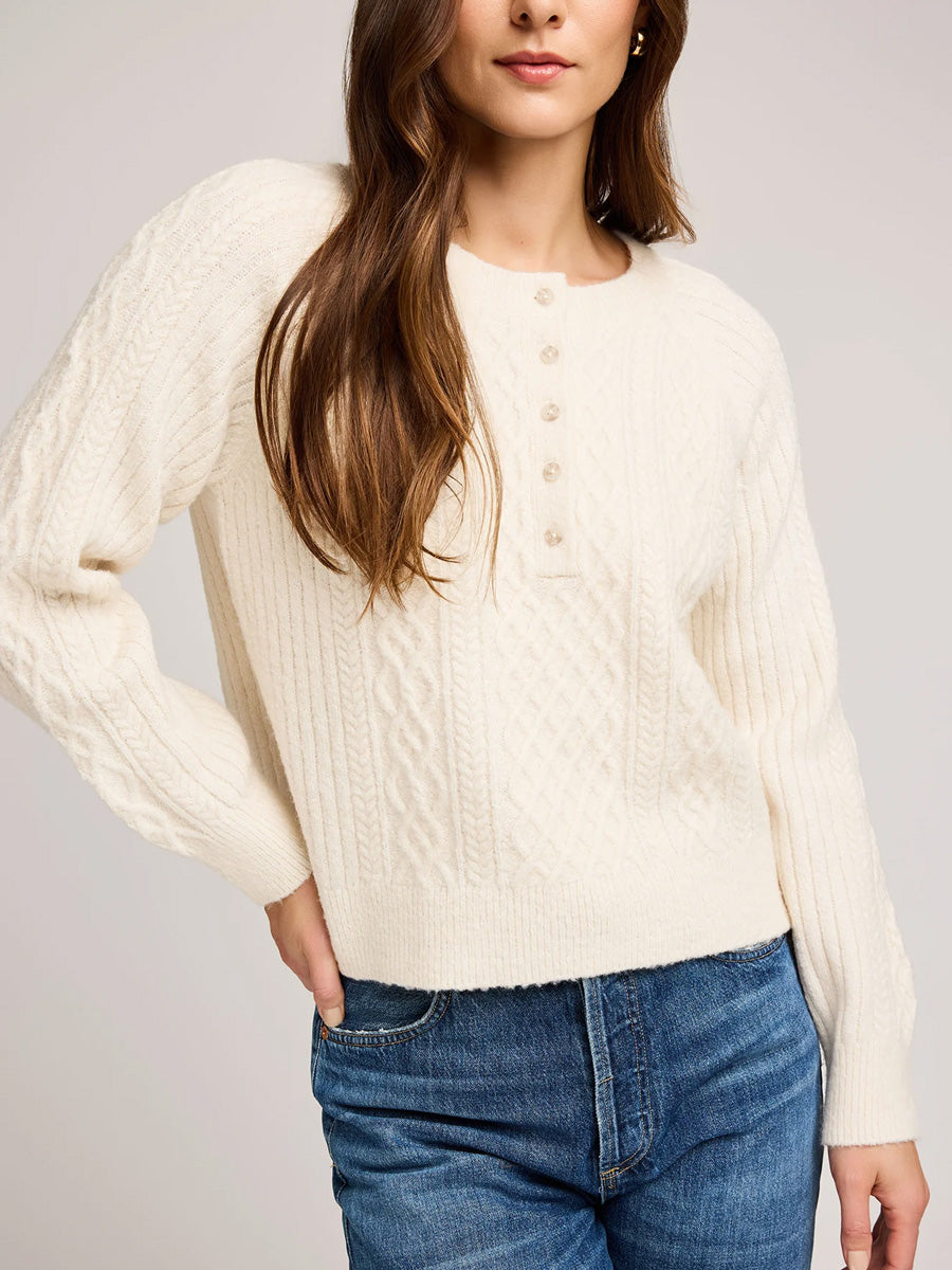 ASPEN SWEATER - CREAM SWEATER -