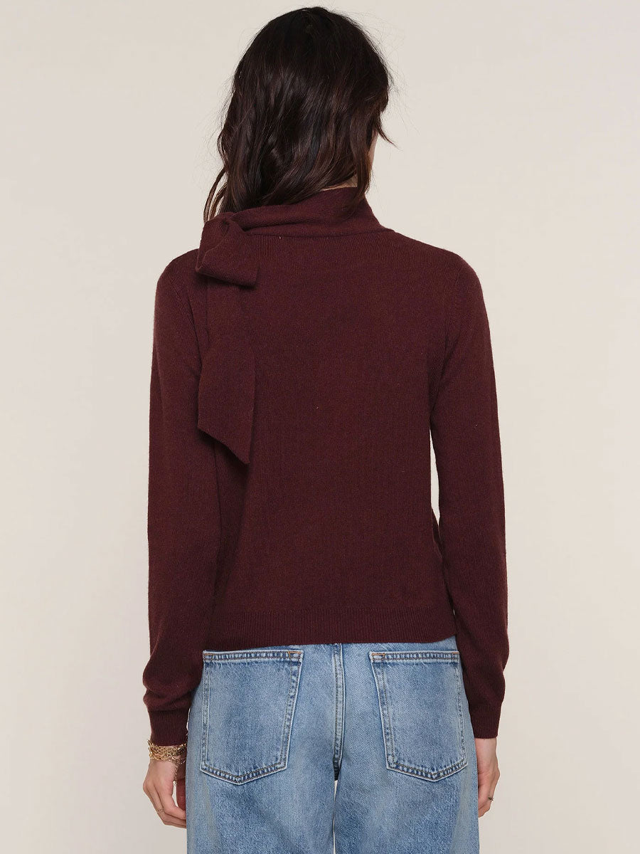 LISSA SWEATER - AUBERGINE SWEATER -