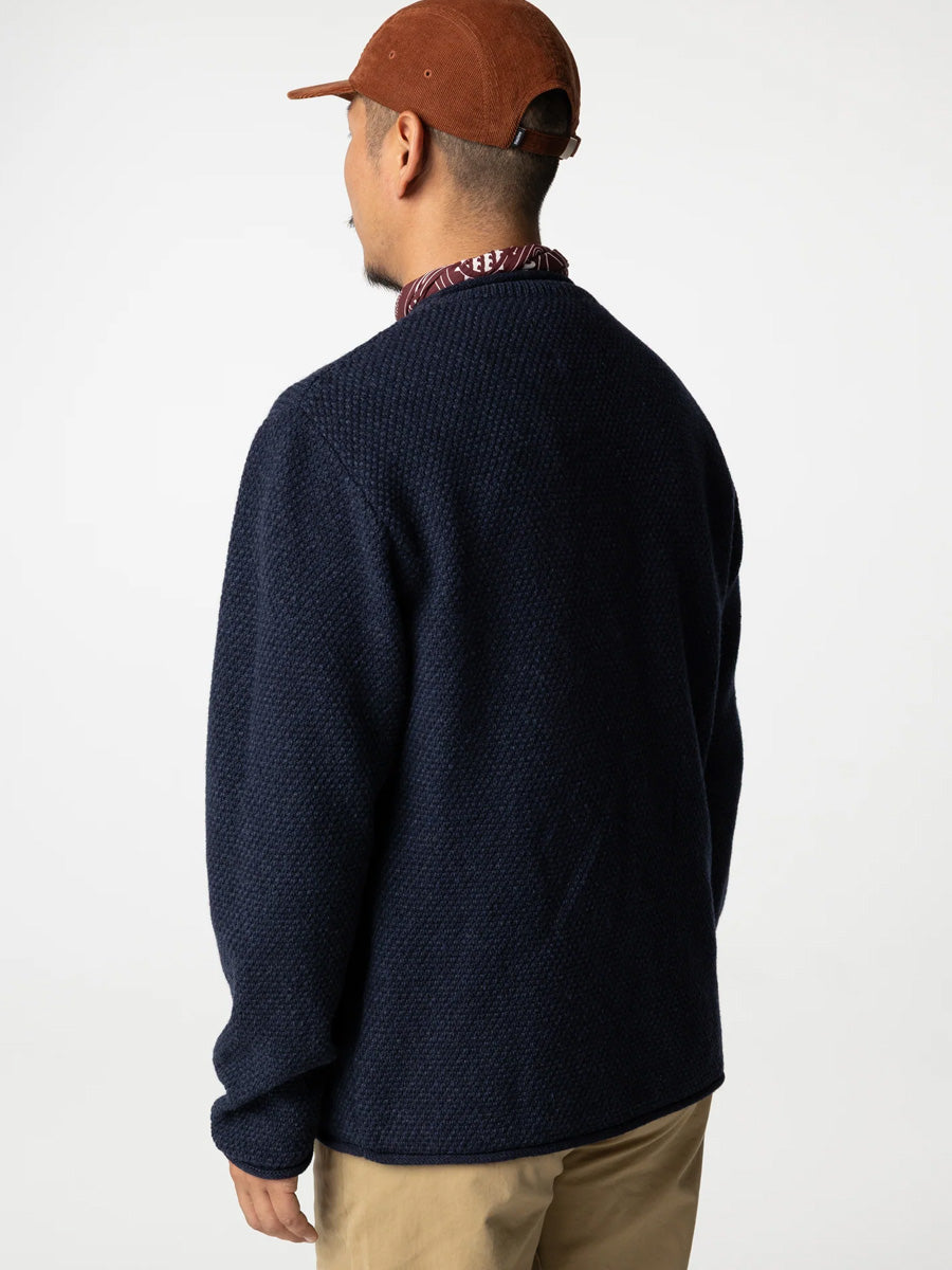FINISTERRE BARENTS JUMPER - INDIGO SWEATER -
