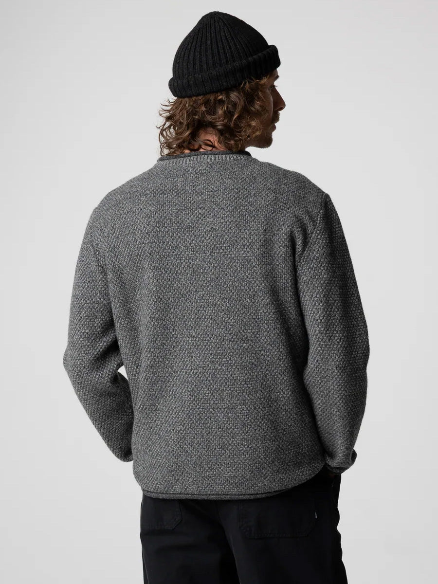 FINISTERRE BARENTS JUMPER - GREY MARL SWEATERS FINISTERRE
