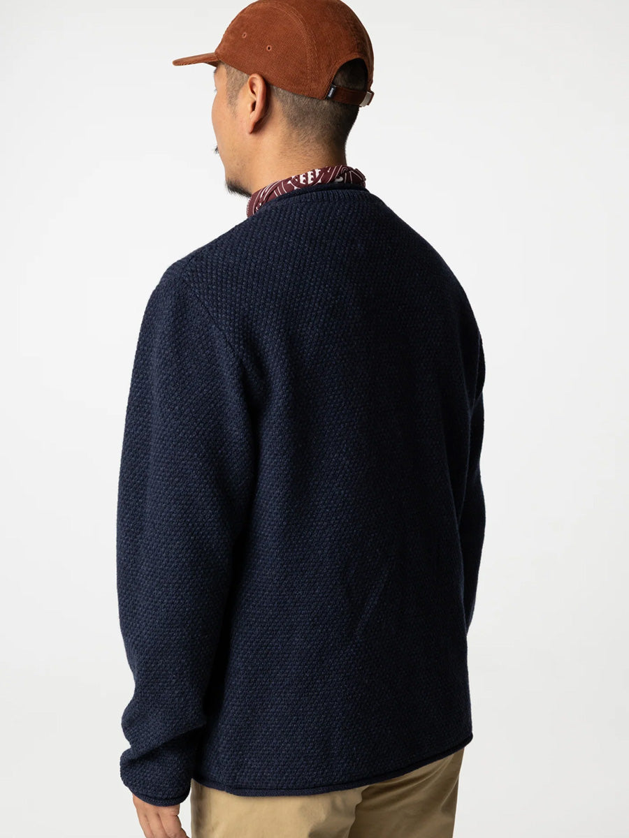 FINISTERRE BARENTS JUMPER - NAVY SWEATERS FINISTERRE