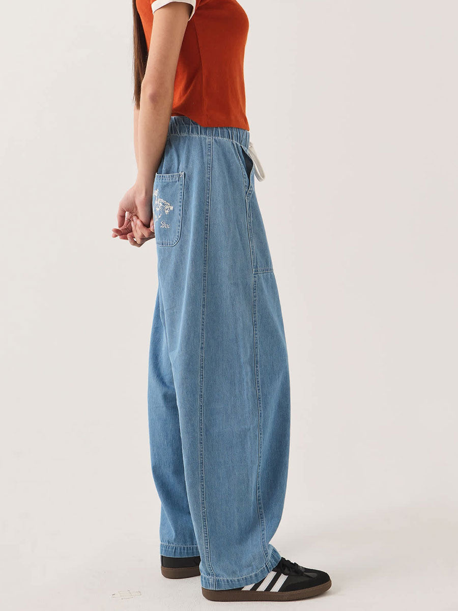 BRIXTON UTILITY EVERYDAY BARREL - LIGHT STONE WASH