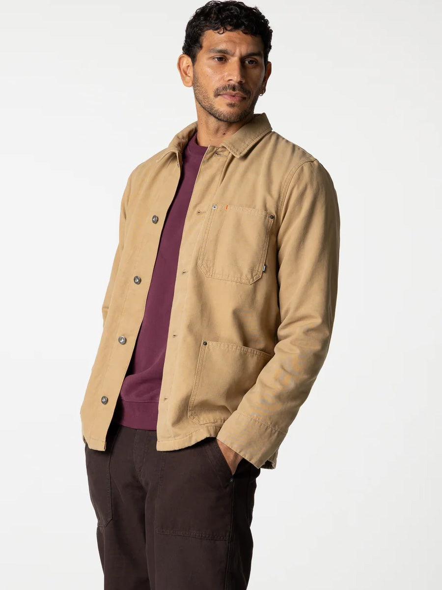FINISTERRE BASSET FLANNEL LINED JACKET - FLINT JACKET -