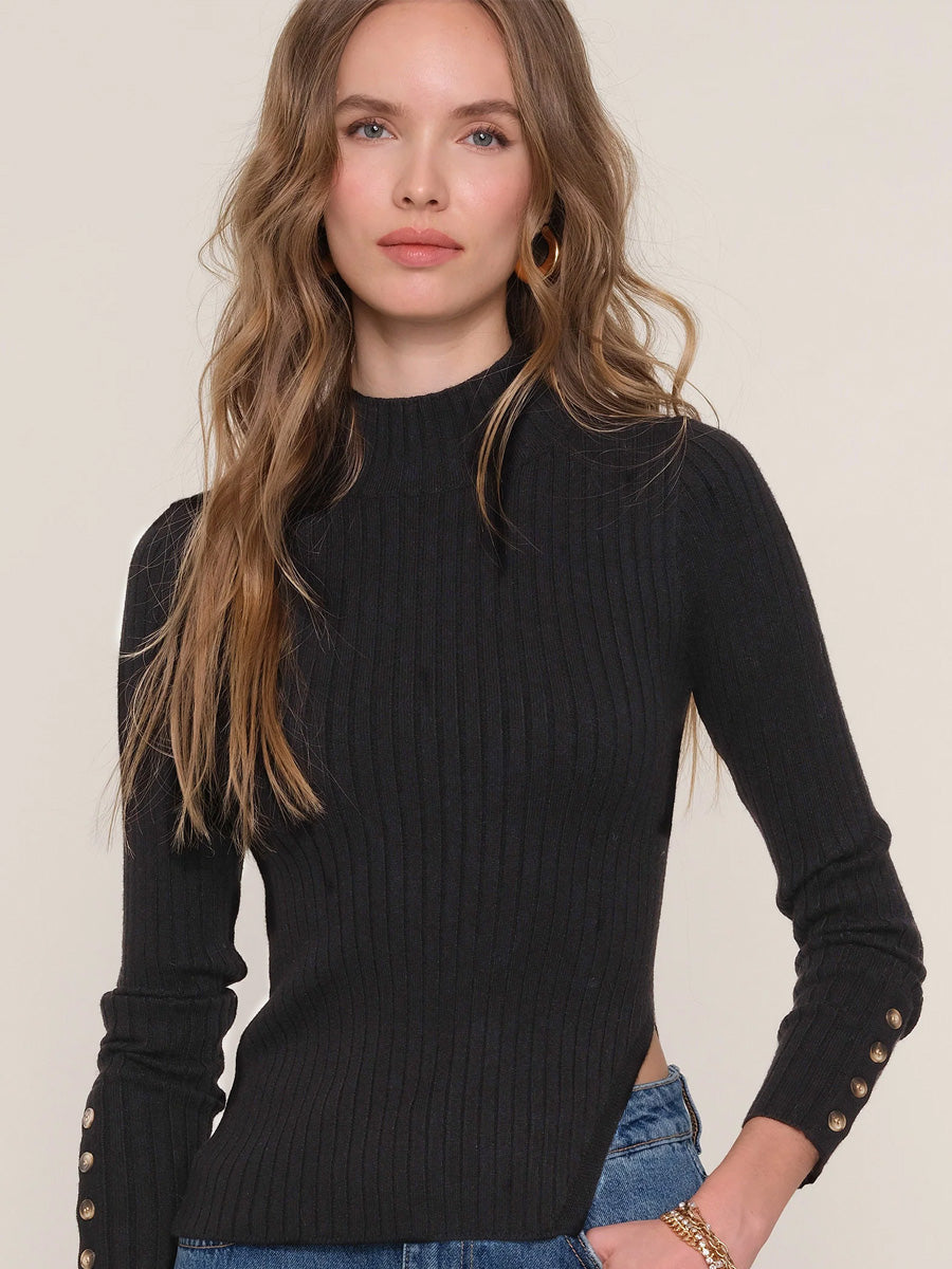 BENDEL TOP - BLACK SHIRT -