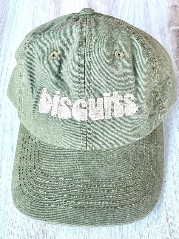 BISCUITS DAD HAT HATS OAK CLOTHING CO.