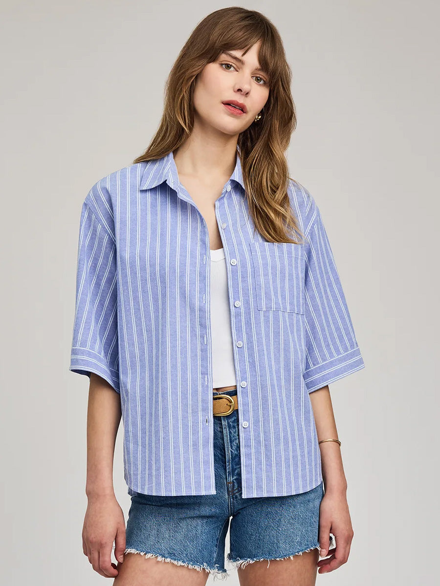 GENTLE FAWN BLAIRE TOP - OCEAN STRIPE SHIRTS GENTLE FAWN