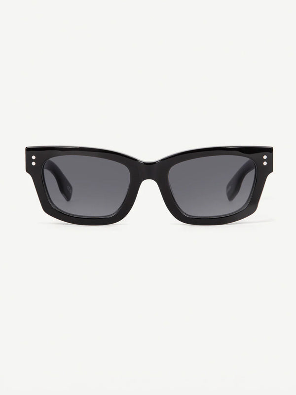 DECADE MILTON 60s SUNGLASSES DECADE EYEWEAR BLACK/GREY