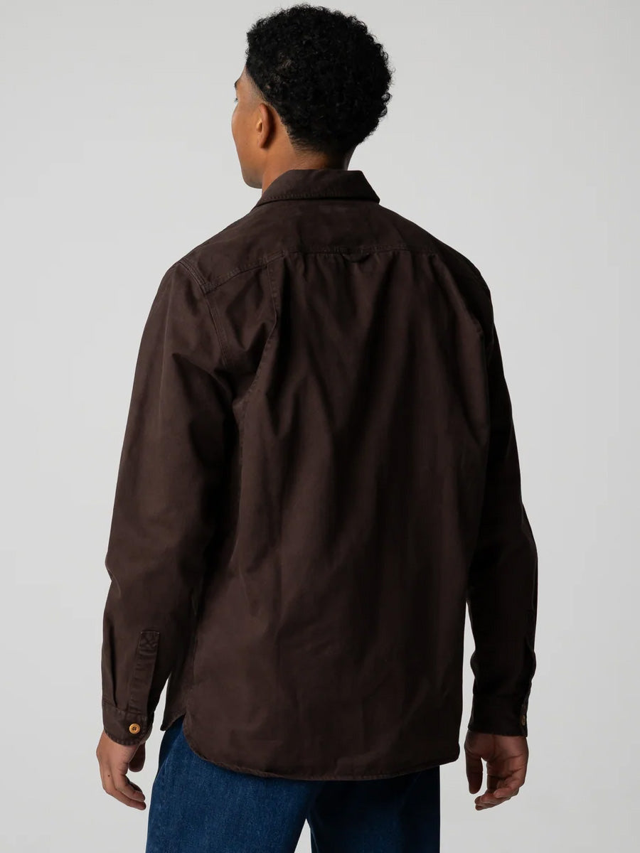 FINISTERRE EDDYSTONE SHIRT - BURNT UMBRE SHIRT -
