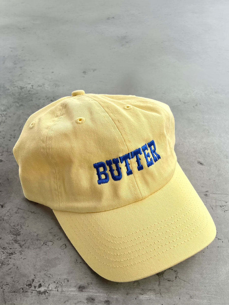 BUTTER DAD HAT - PASTEL BUTTER YELLOW