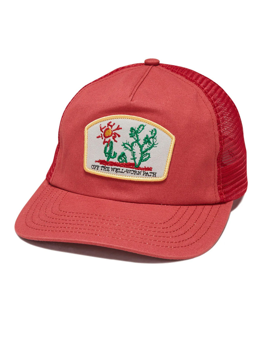 RHYTHM CACTUS TRUCKER CAP - RED