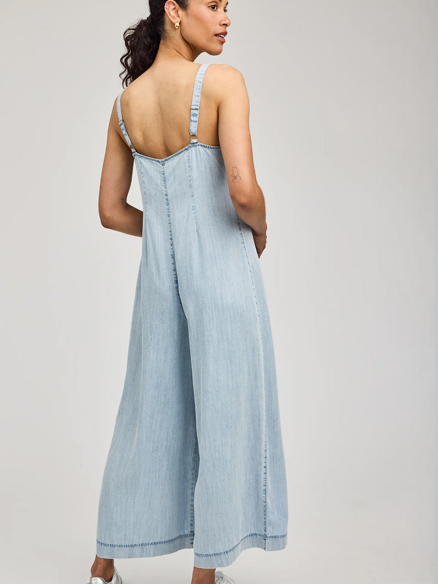 GENTLE FAWN CAMBRY JUMPSUIT - LIGHT BLUE JUMPSUITS GENTLE FAWN