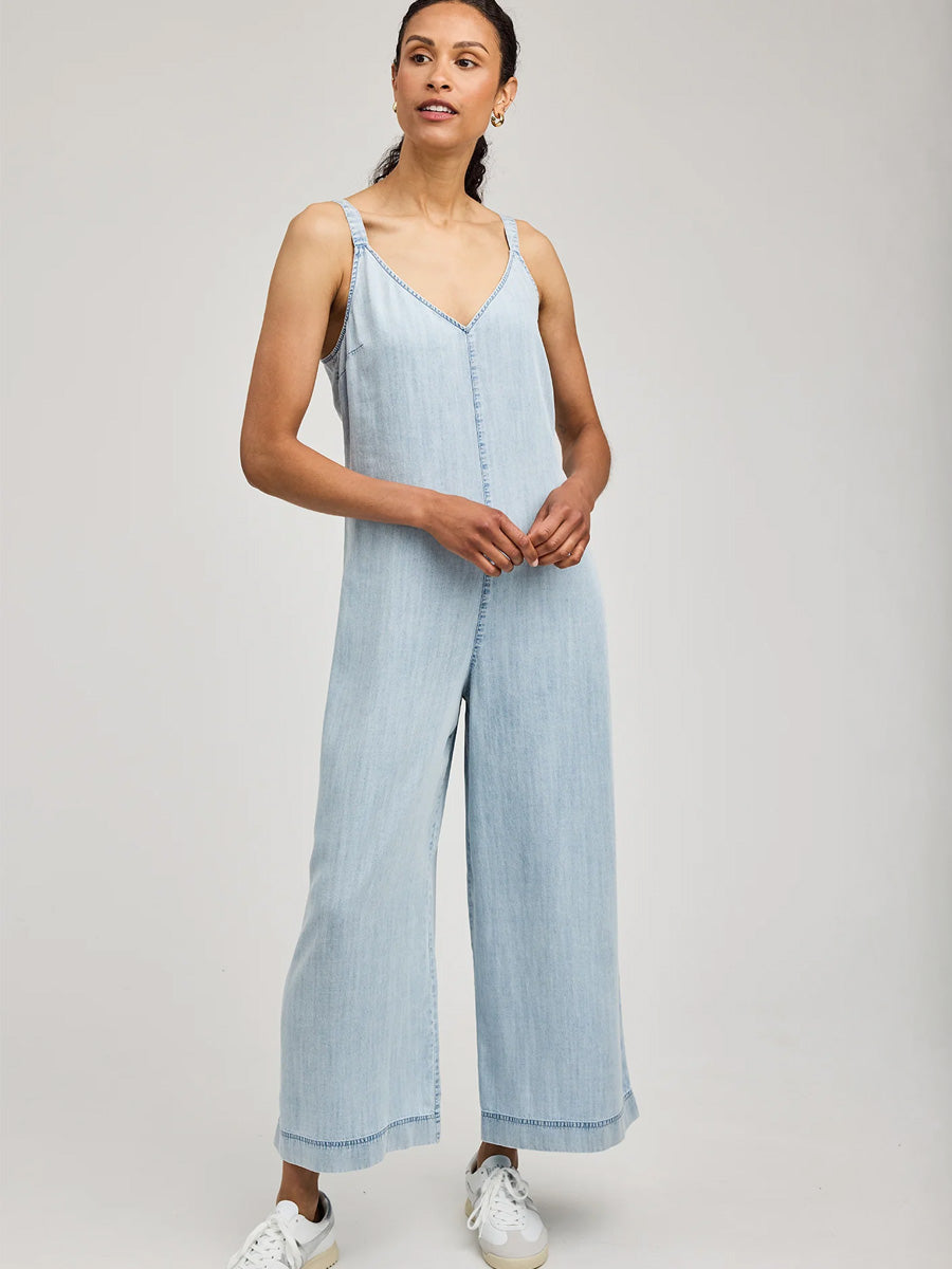 GENTLE FAWN CAMBRY JUMPSUIT - LIGHT BLUE JUMPSUITS GENTLE FAWN