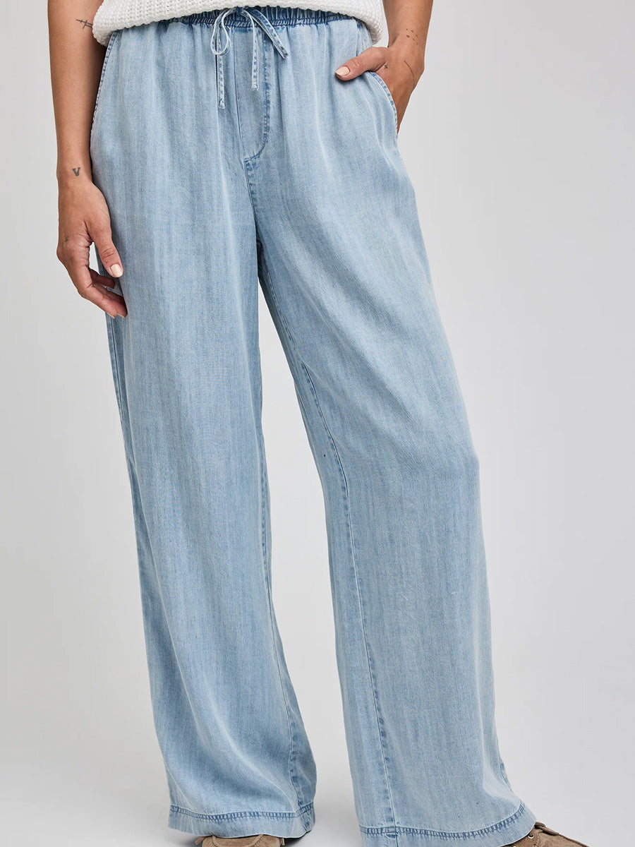 GENTLE FAWN CAMILLE PANT - LIGHT BLUE PANTS GENTLE FAWN