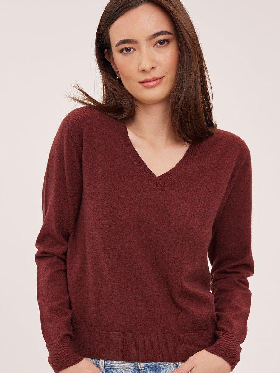 GENTLE FAWN CARINA SWEATER - BORDEAUX SWEATERS GENTLE FAWN