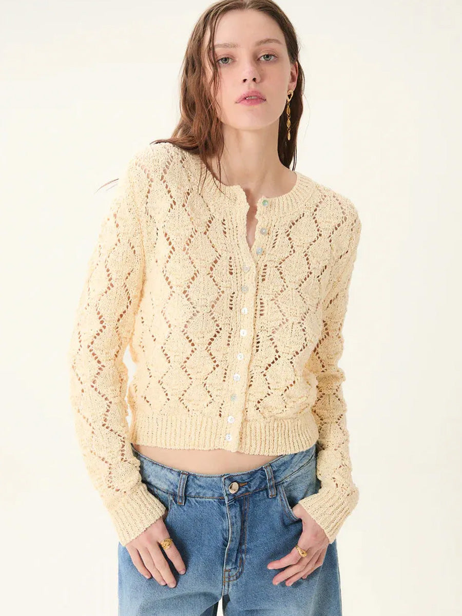CERDENA CARDIGAN - ECRU
