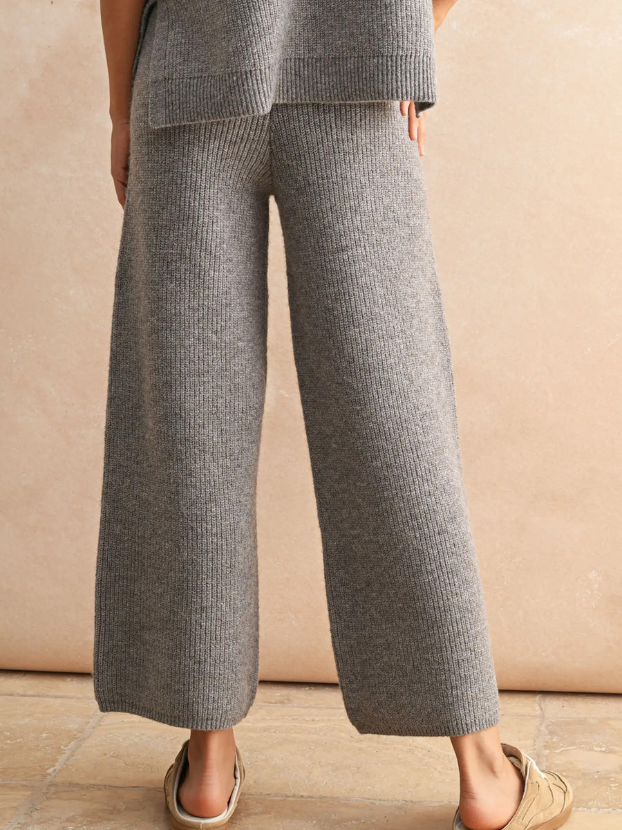 CASUAL SWEATER PANTS - ESPRESSO