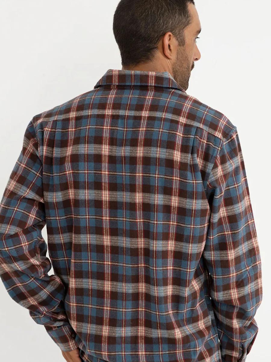 KERN LONG-SLEEVE FLANNEL - CHOCOLATE SHIRT -