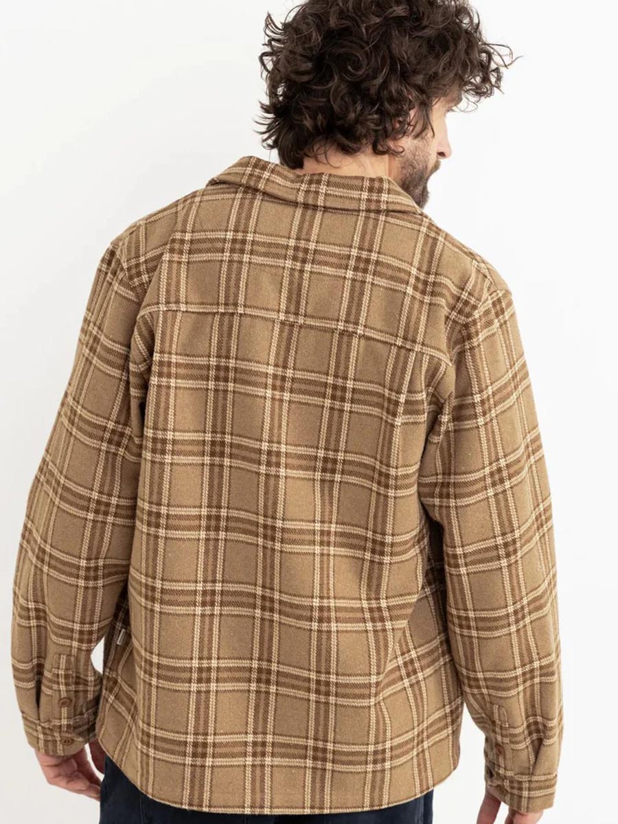 RHYTHM CHUCK LONG-SLEEVE SHIRT - TAUPE SHIRT RHYTHM