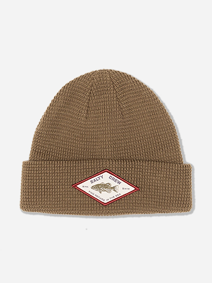 SALTY CREW COASTAL BEANIE - TWIG