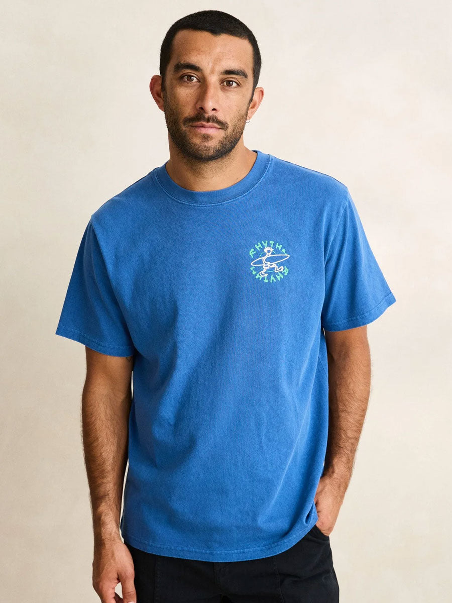 JAUNT VINTAGE SHORT-SLEEVE T-SHIRT - COBALT T-SHIRTS -