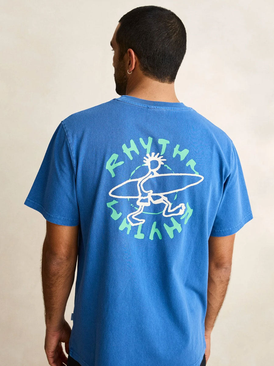 JAUNT VINTAGE SHORT-SLEEVE T-SHIRT - COBALT T-SHIRTS -