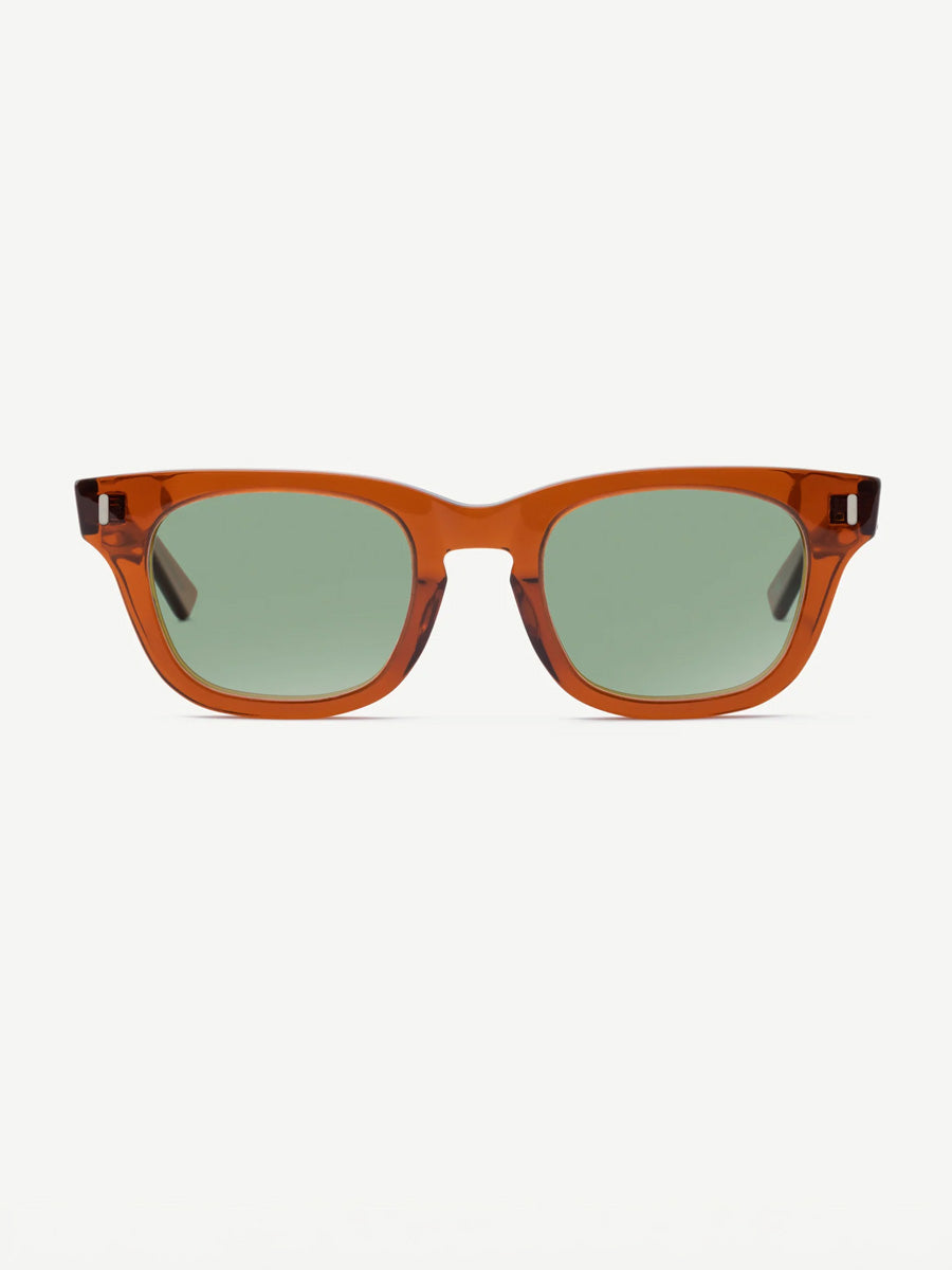 DECADE EARL 50s SUNGLASSES DECADE EYEWEAR COFFEE/GREEN