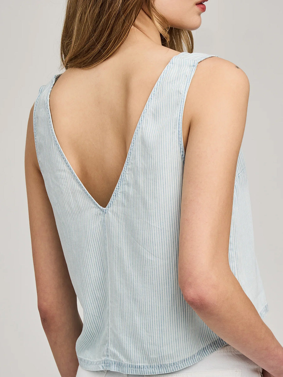 GENTLE FAWN COLETTE TOP - BLUE STRIPE TANK TOPS GENTLE FAWN