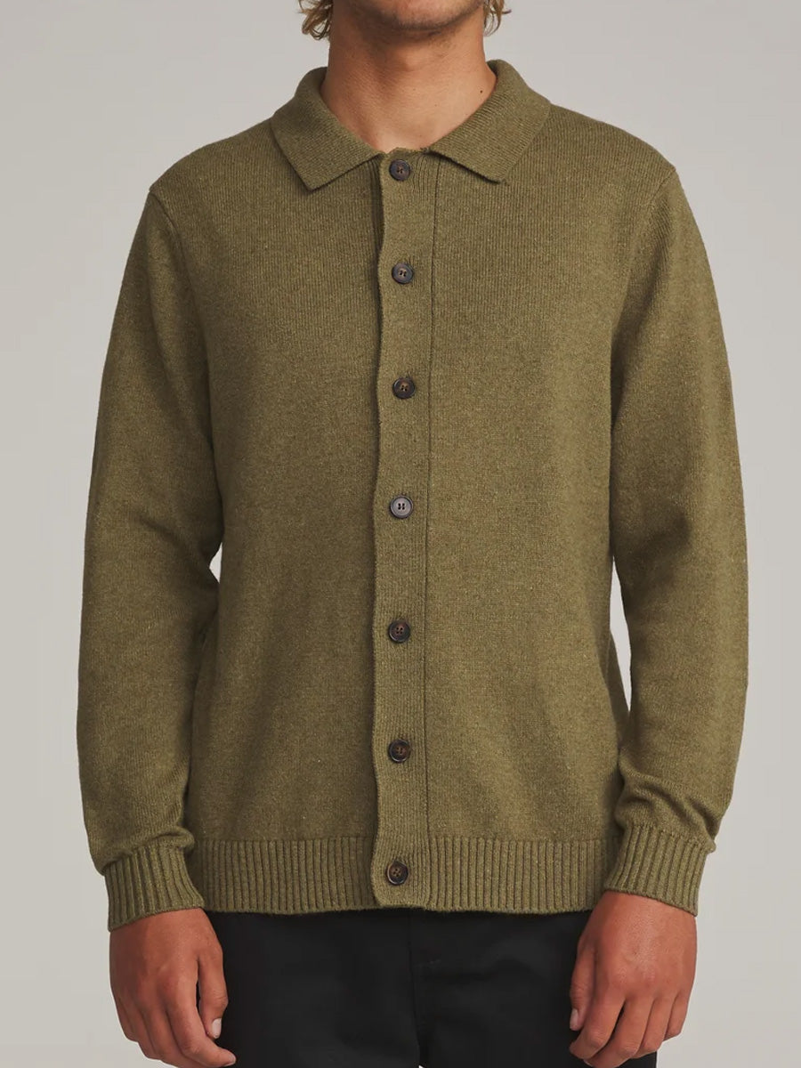 KATIN CONOR SWEATER - HEATHER OLIVE SWEATERS KATIN