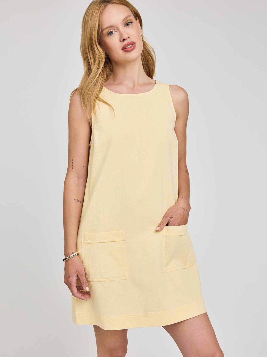 GENTLE FAWN CASEY DRESS - CORNSILK YELLOW DRESSES GENTLE FAWN