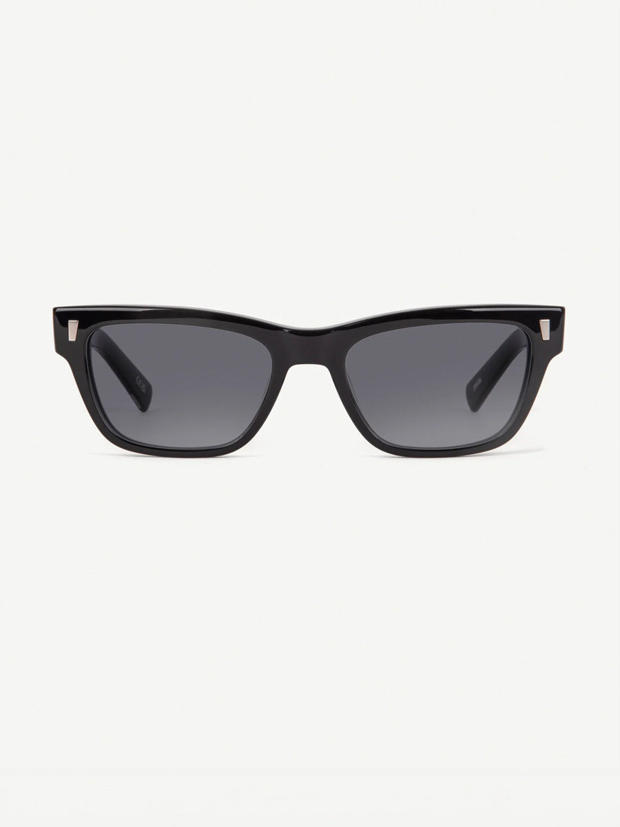 DECADE COULTER 60s SUNGLASSES DECADE EYEWEAR BLACK/GREY