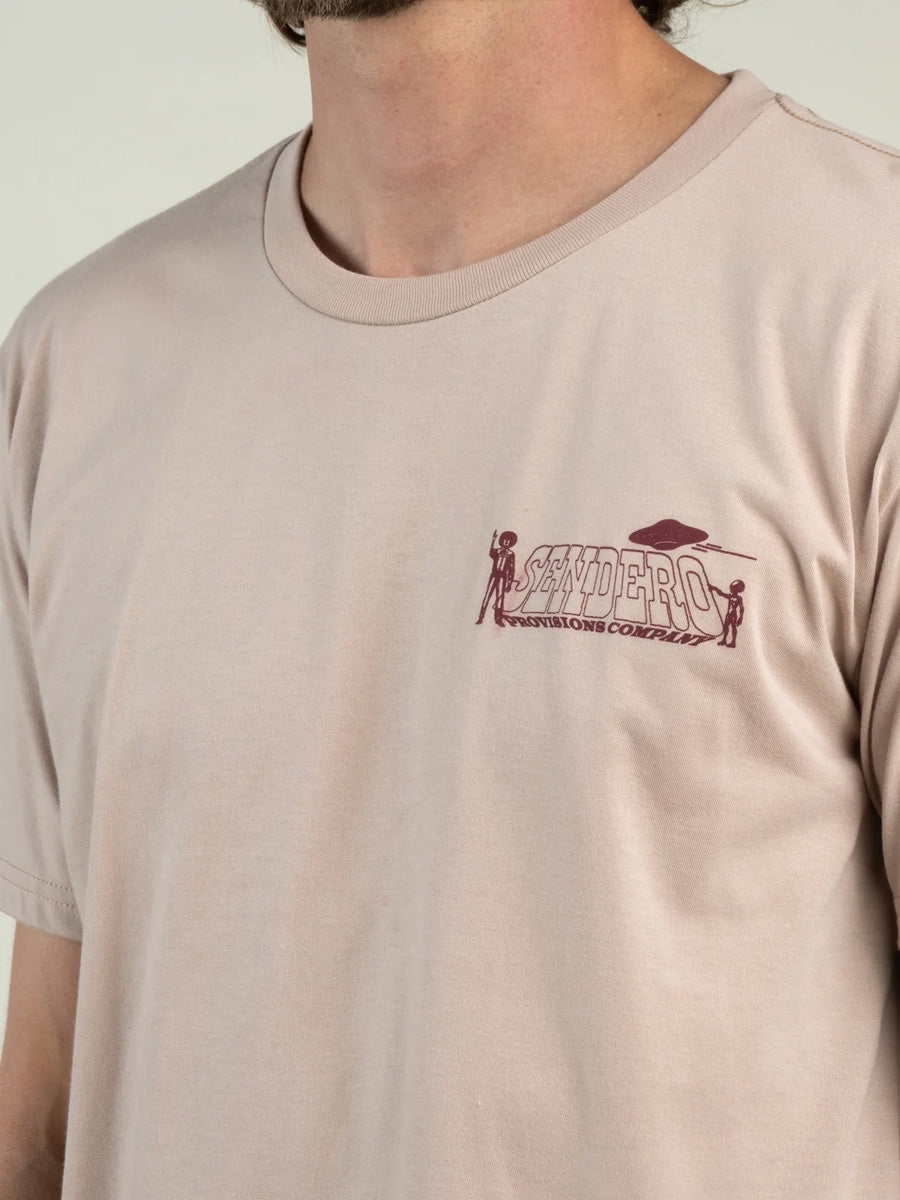 SENDERO COWBOY LIFT OFF T-SHIRT - SAND | OAK CLOTHING CO.