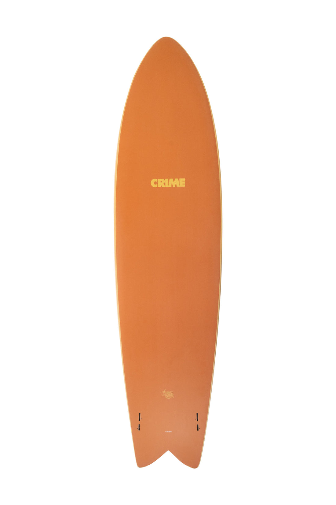 7'10 SURF CRIME LONG FISH - OLD FOAM/UMBRE