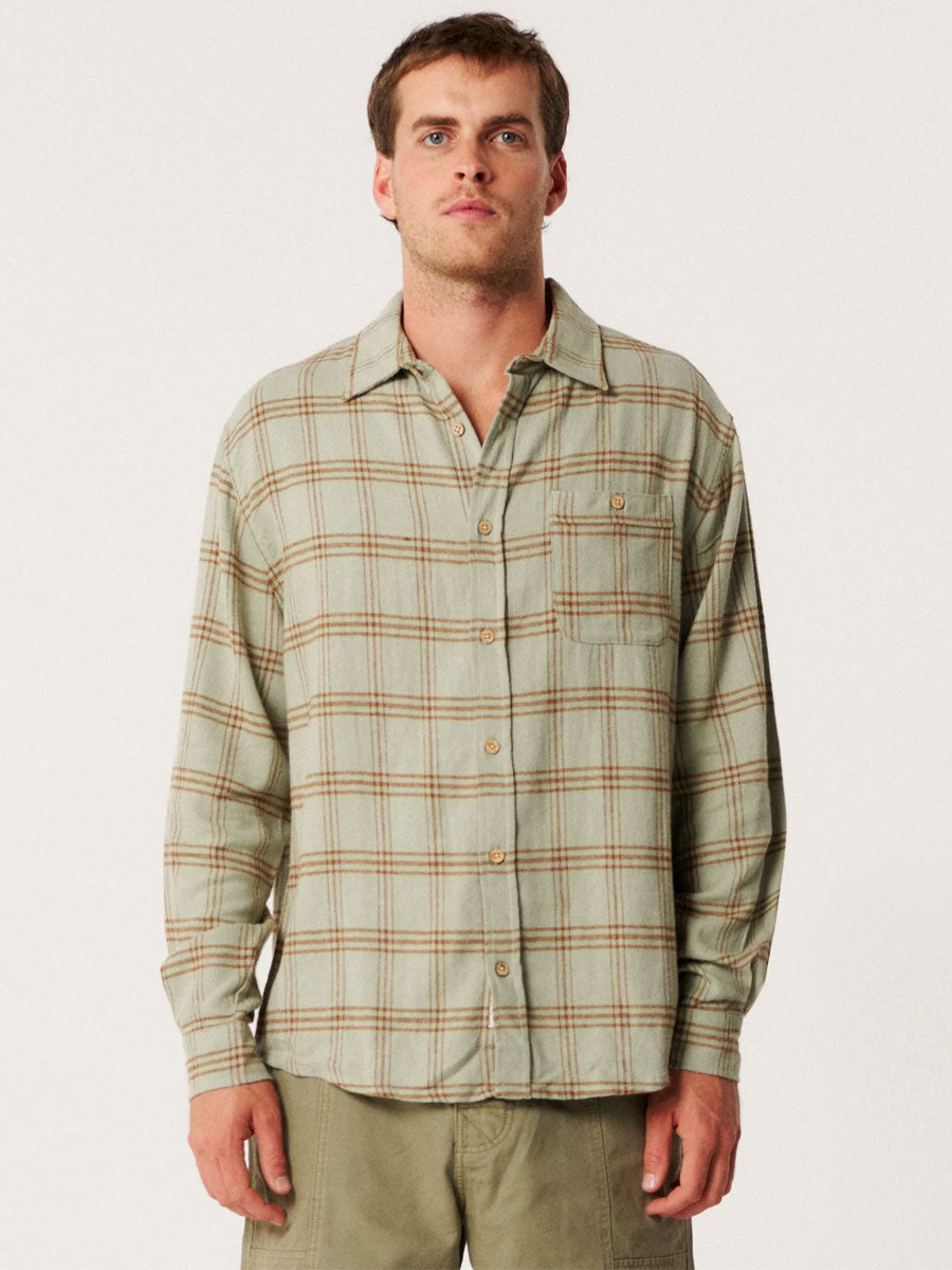 MOTION LONGSLEEVE SHIRT - GREEN SHIRT -
