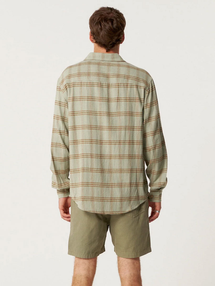 MOTION LONGSLEEVE SHIRT - GREEN SHIRT -