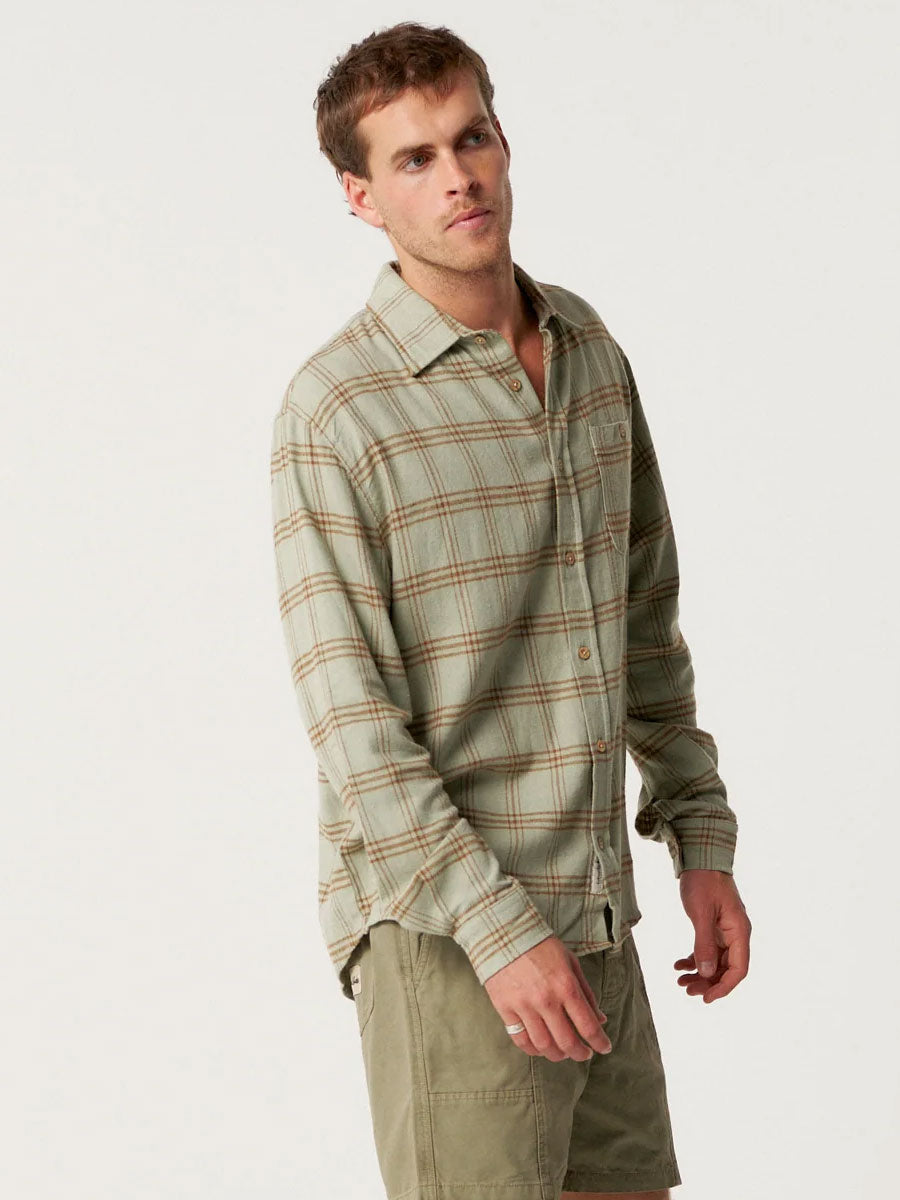 MOTION LONGSLEEVE SHIRT - GREEN SHIRT -