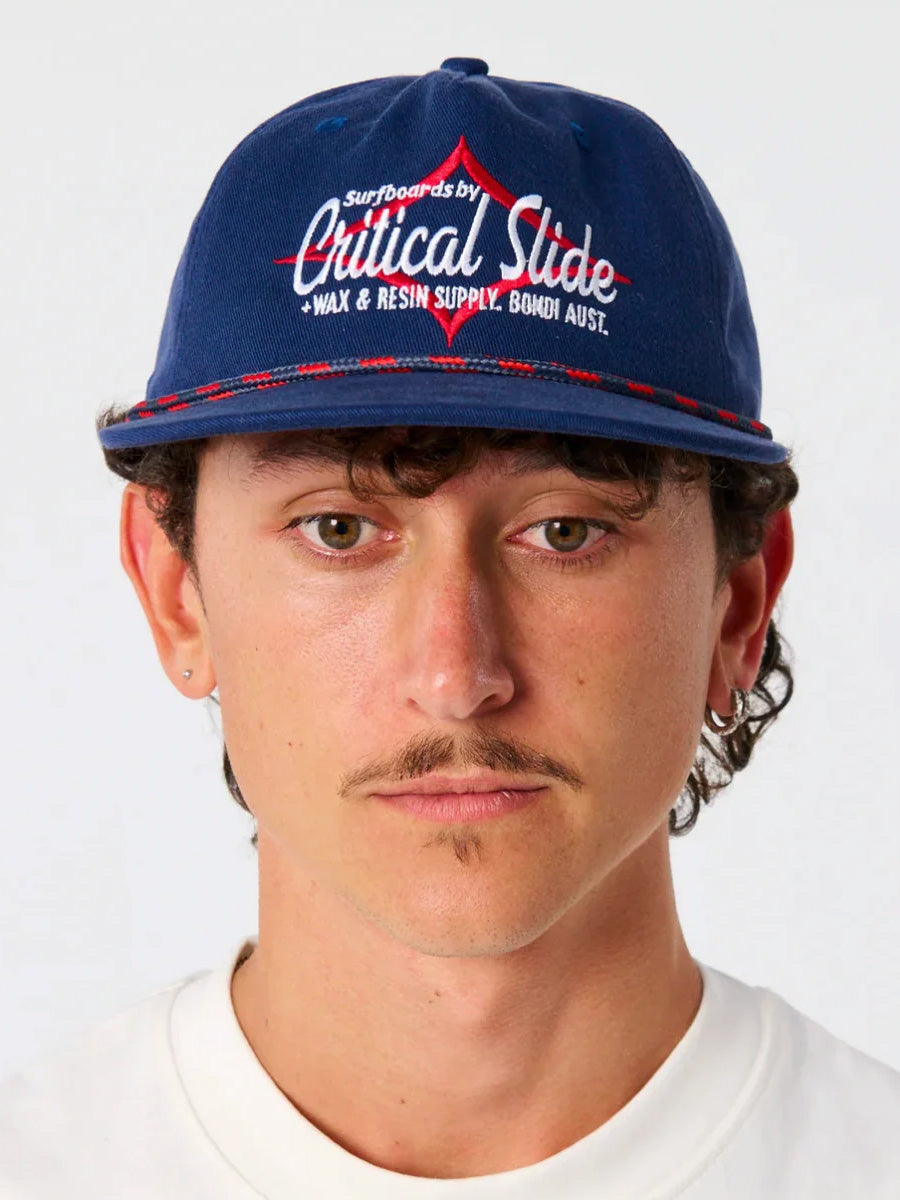CRITICAL SLIDE DIAMOND CAP - WORKER BLUE HATS CRITICAL SLIDE