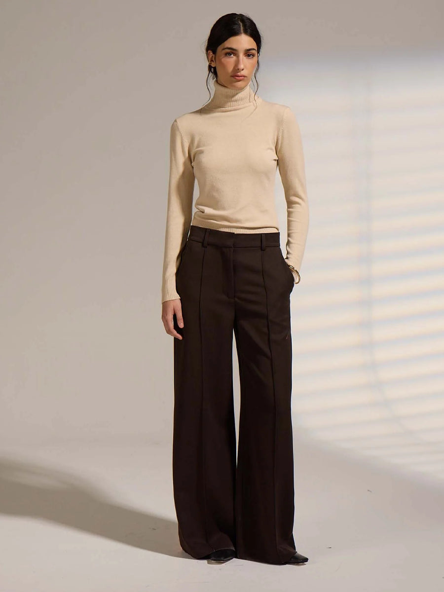 DELUC MARLONS PANTS - CHOCOLATE | OAK CLOTHING CO.