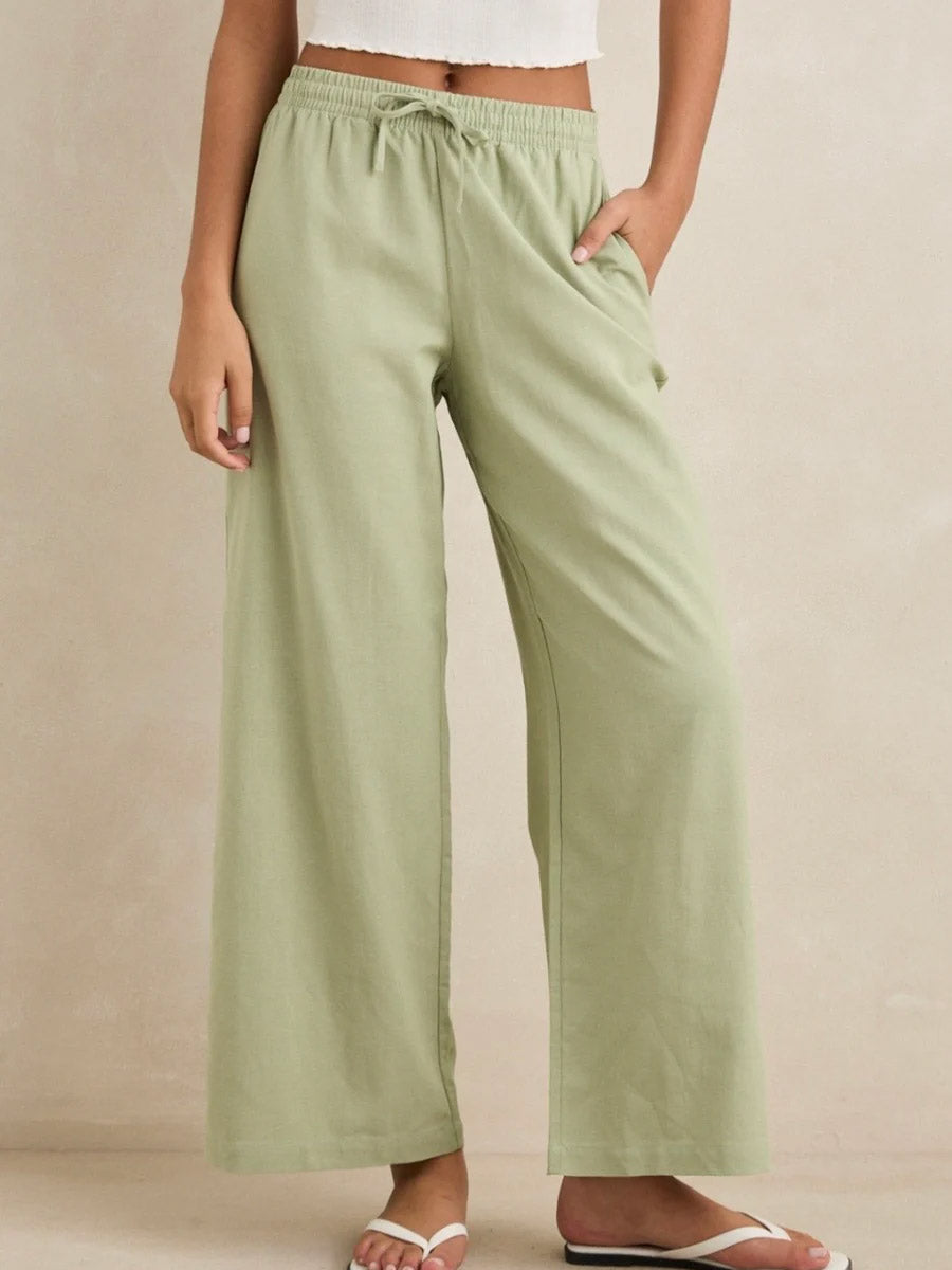 RHYTHM DOLLY BEACH PANT - PALM