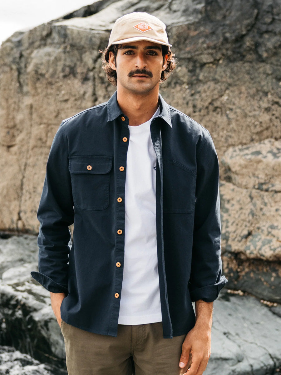 FINISTERRE EDDYSTONE SHIRT - NAVY