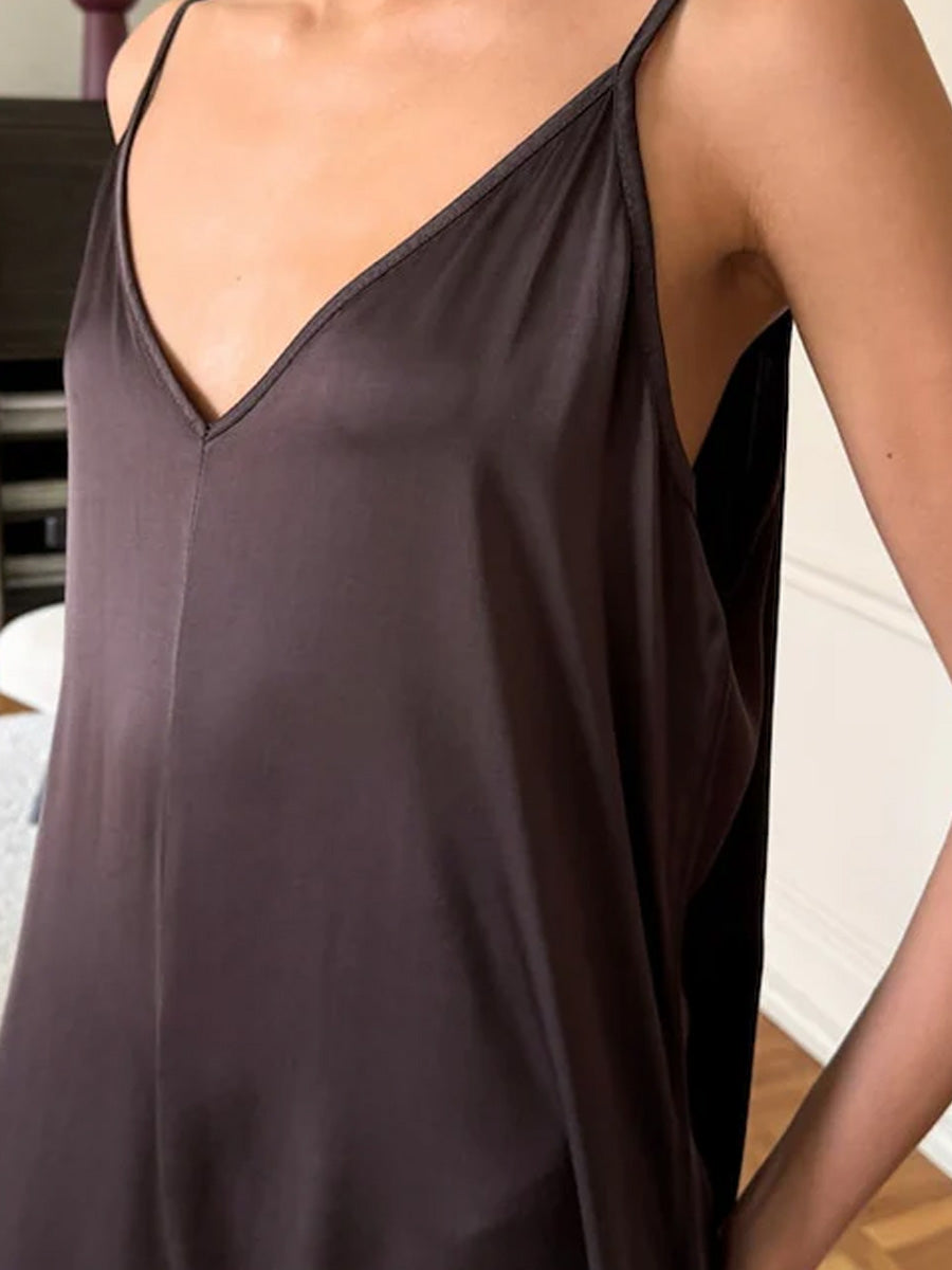 CHARLI NATALIE JUMPSUIT - DARK ESPRESSO JUMPSUITS CHARLI