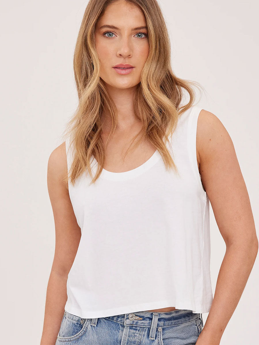 GENTLE FAWN FARRAH TOP - WHITE